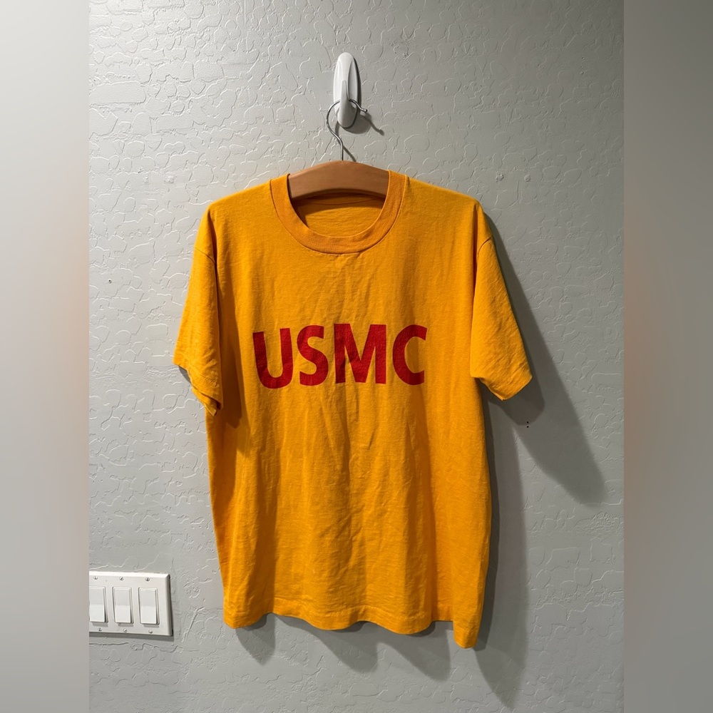 Vintage USMC Louisiana New‎ Orleans SS Shirt Large Bin 1